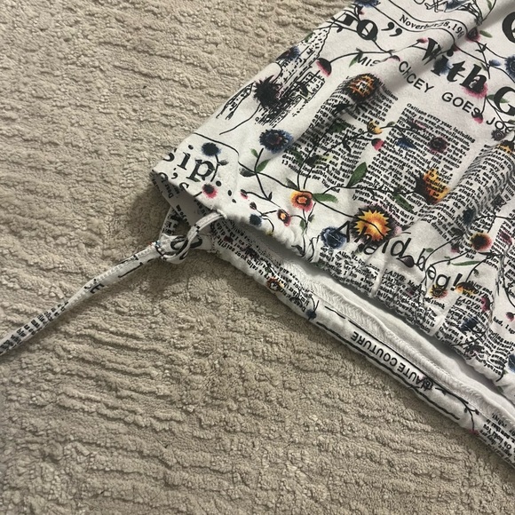 Rare John Galliano Underwear Newspaper Hoodie - Picture 6 of 9